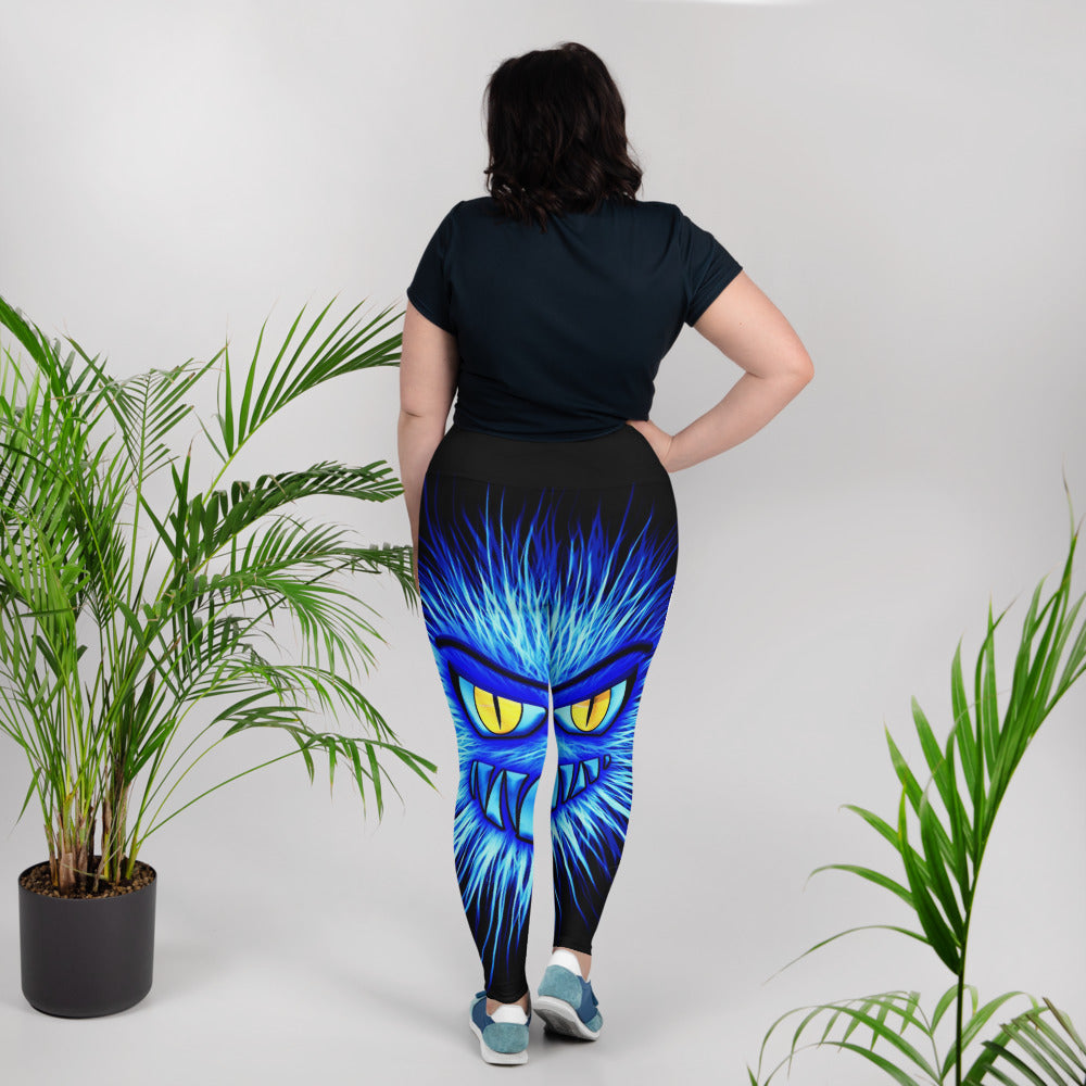 Creature from the Blue Lagoon Plus Size Leggings