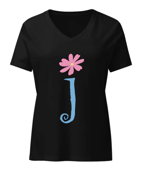 J Essentials V Neck -Tee