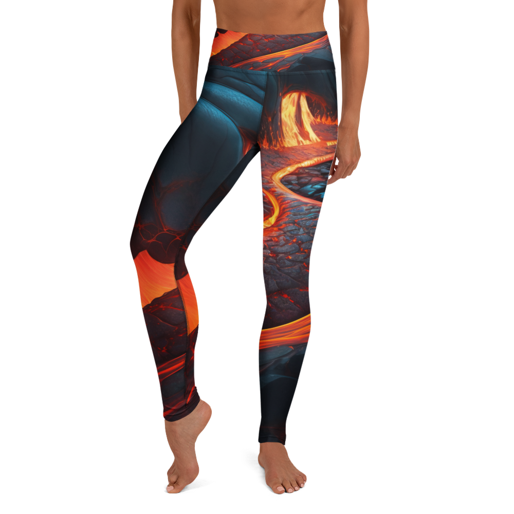 Kilauea Lava Flow Yoga Pants