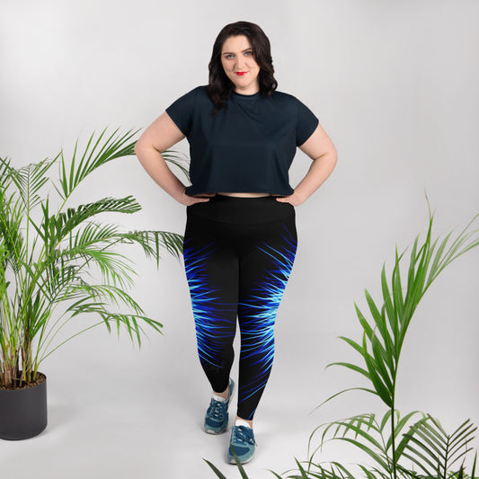 Creature from the Blue Lagoon Plus Size Leggings